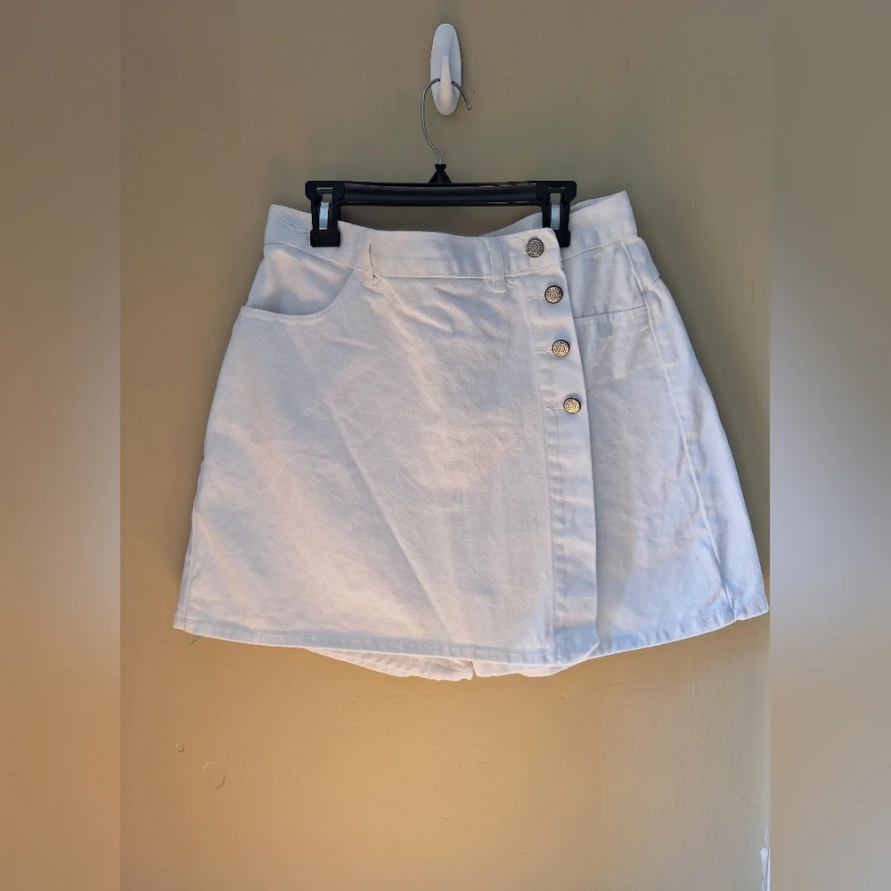 Vtg Wacha L.A. white skirt-pants Sz.11/12 - Picture 3 of 8